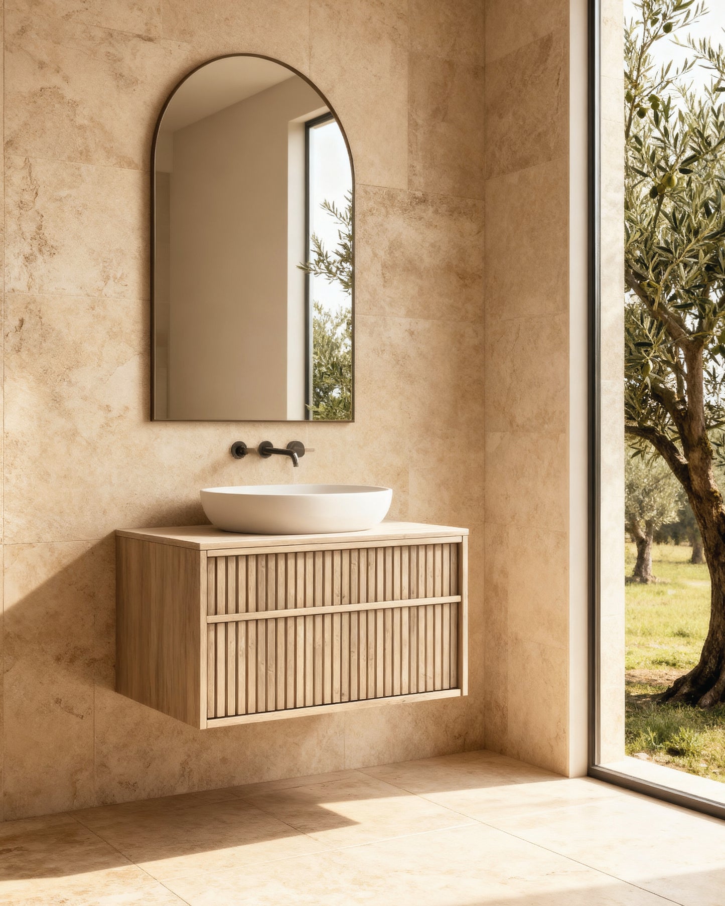 Linear 900 Vanity Lightwood